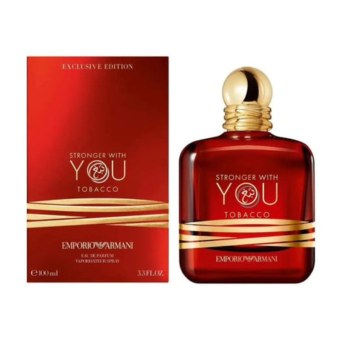 Armani Stronger With You Tobacco  Eau De Parfum By Men 100ML