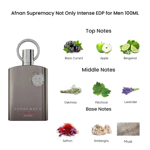 Afnan Supremacy Not Only Intense Eau De Parfum for Men 100ML