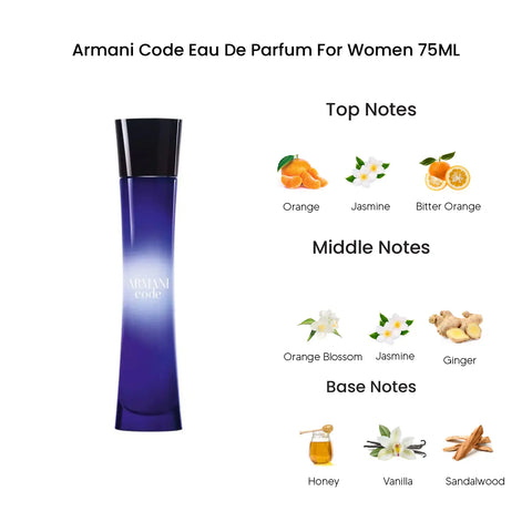 Armani Code Eau De Parfum For Women 75ML