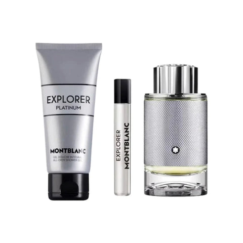 Mont Blanc Explorer Platinum Eau de Parfum for Men 100ML Set