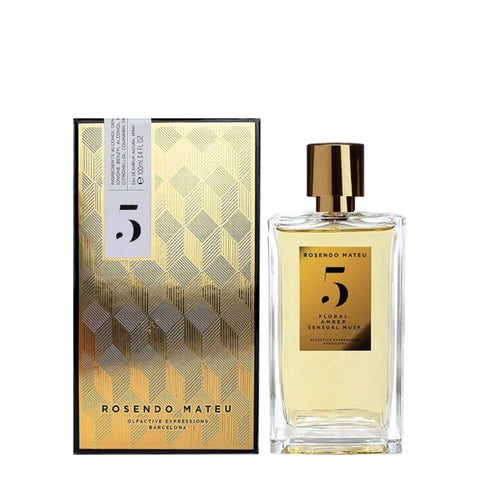 Rosendo Mateu No. 5 Floral Amber Sensual Musk Eau De Parfum for Unisex 100ML