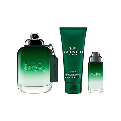 Coach Green Eau de Toilette for Men 100ML Set